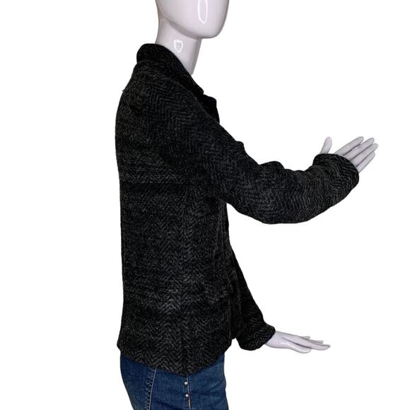 ANNE CLAIRE Sweater Top Merino Wool Made in Italia Three Front Buttons Size M - Picture 5 of 11